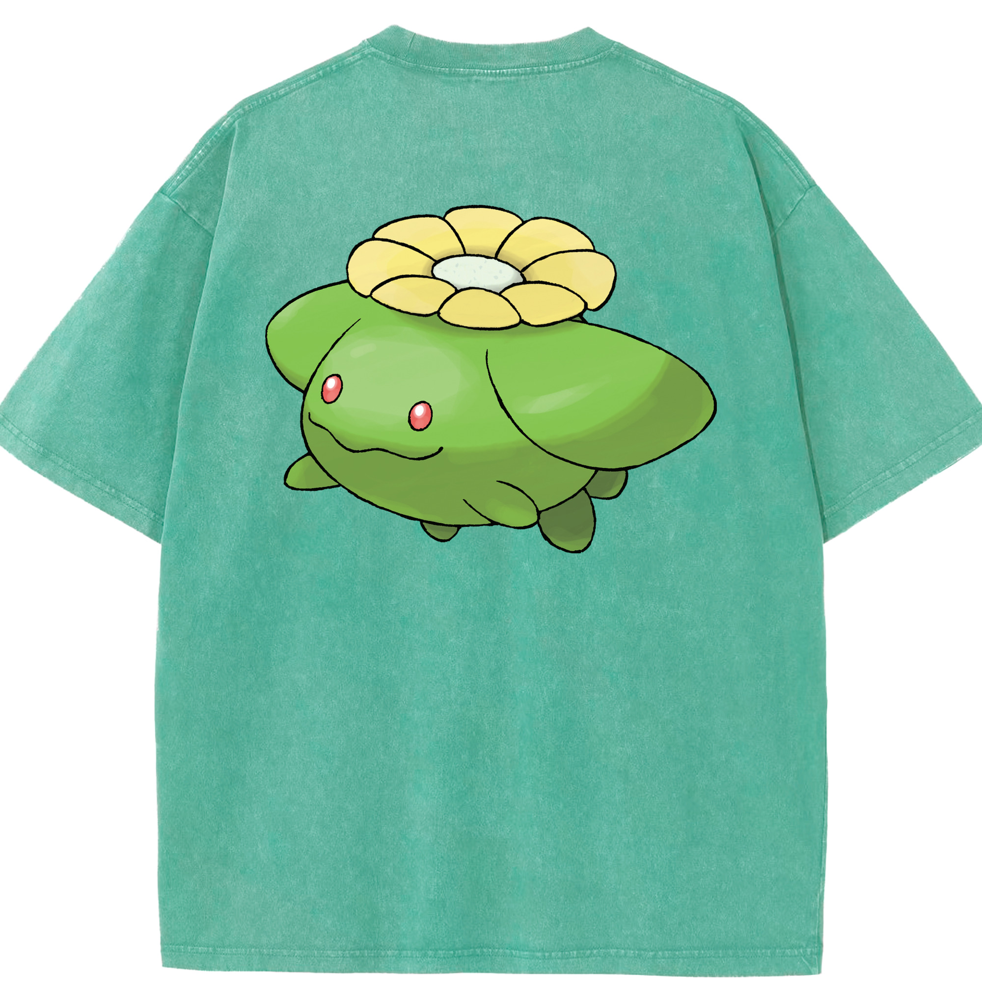 （画像用） ポケットモンスター Pokémon 綿100% ヴィンテージ風 半袖Tシャツ（背面プリント）